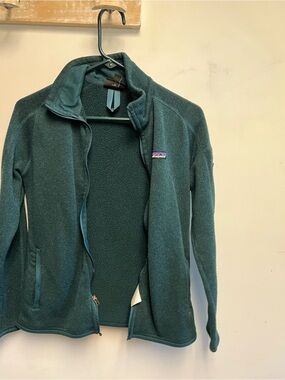 Patagonia Women's Teal Full-Zip Teddy Fleece Jacket